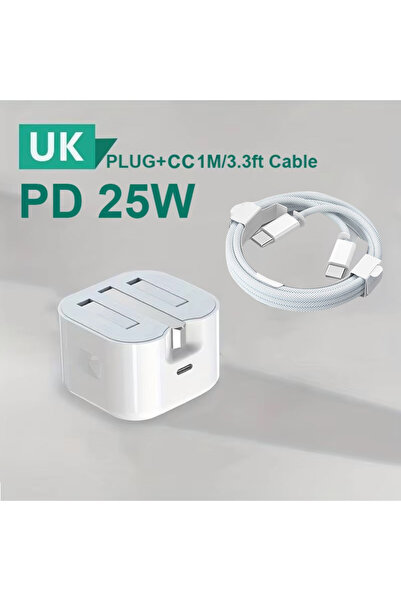 Choice UK Charger Set British Standard Charger USB C For iPhone 15 14 13 Pro ...