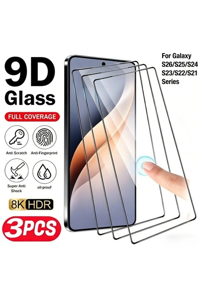 Choice7 Galaxy S23 Ultra 3 Pieces High Definition 3Pcs Ultra Clear Full Cover...