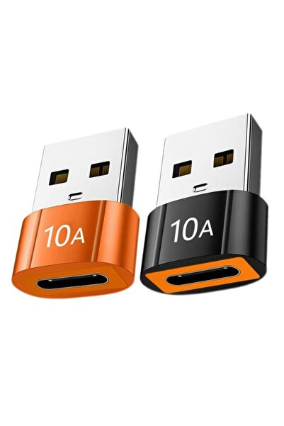 Choice 2pcs 10A OTG USB/TYPEC To Type C/USB Adapter Fast Charging Adapter USB...