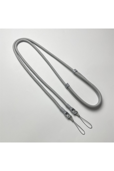 Choice16 12 Light gray Polyester / Nylon Adjustable Lanyard Crossbody Mobile ...