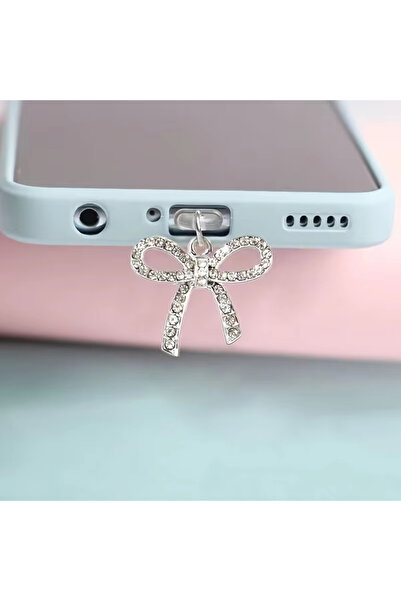 Choice3 B for Type-C Full Diamond-Studded Bowknot Phone Dust Plug, Interface ...