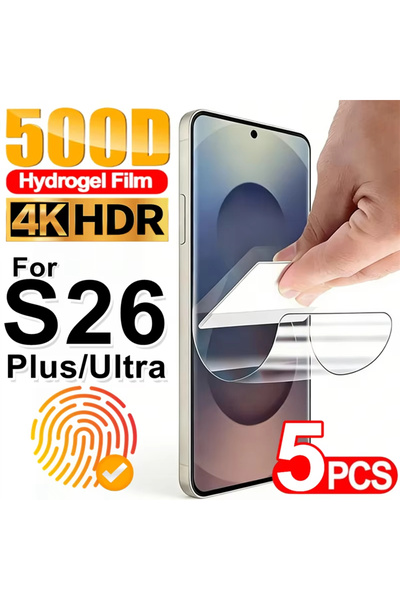Choice34 Hydrogel Film 5 Pieces Galaxy S26 Ultra 1-5Pcs Soft Hydrogel Film Fo...