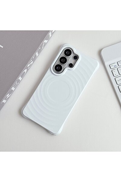 Choice54 Galaxy S26 RX-BY-white Soft Silicone Magnetic Wireless Charge Phone ...
