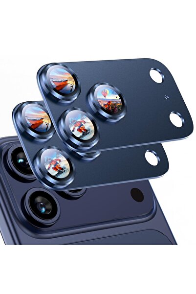 Choice7 iPhone17 Pro Max 2Pcs Blue 1-2Pcs Camera Lens Protector For iPhone 17...
