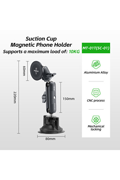 Choice MT-01T9PRO(SC-01) FANAUE Suction Cup Mobile Phone Holder Car Strong Ma...