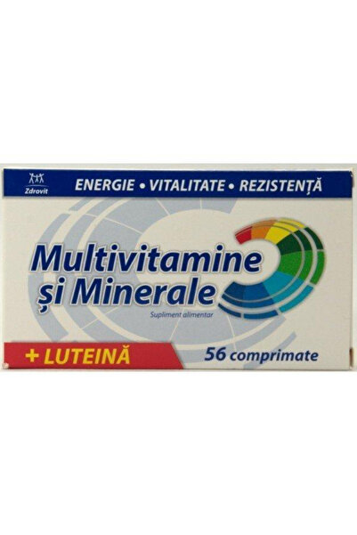 Zdrovit Multivitamine + Minerale + Luteina Zdrovit, 56 comprimate