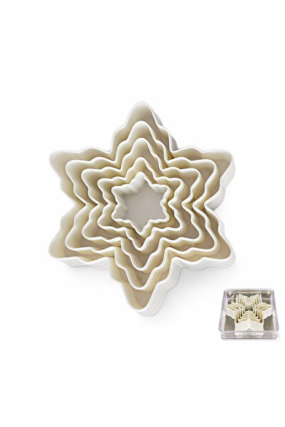 Adana Pasta Malzemeleri Rp33417 Snowflake Flat Volovan Set