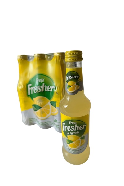 FREŞA 6x 250 ml Fresa Fresher cu Lamaie bautura carbogazoasa