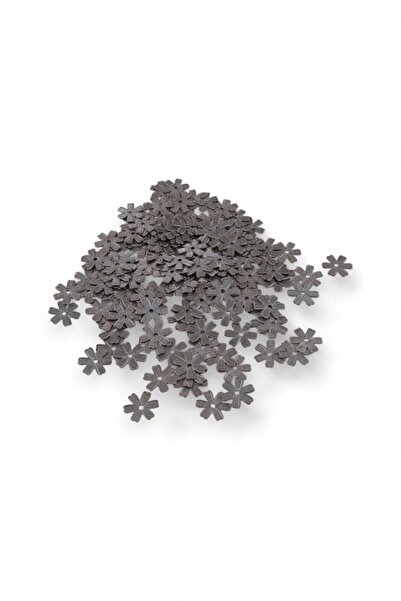 Serhat Aksesuar ve El İşçilik 6 Leaves 18 mm Flower Pattern Metal 10 Pieces (...