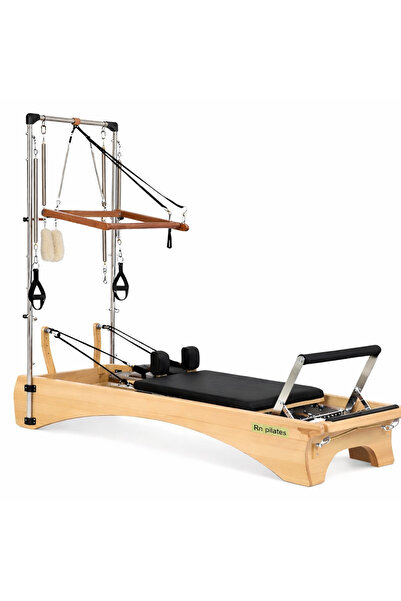 Rn Pilates Tower Reformer Elegance Seri Siyah Şarjörlü Sistem 8 Kademe Krom 1...