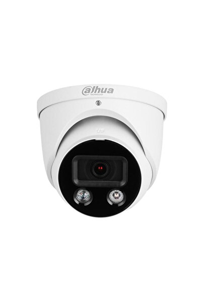 DAHUA WizSense 5MP Външна IP куполна камера, Двойно осветление, Активно възпи...