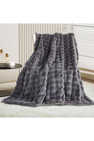 GENERAL GKXLH Luxury Plush Throw Blanket - Super Soft Cozy Fuzzy Blanket Faux...