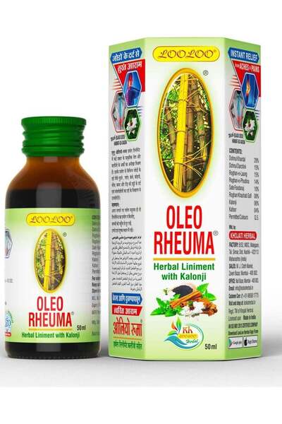 OLEO RHEUMA Herbal Liniment With Kalonji Pain Relief 50ml