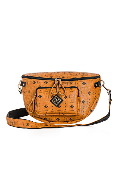 Pierro Accessories Τσάντα Γυναικεία Μέσης/Στήθους Sansa Monogram σε Χρώμα Ταμ...
