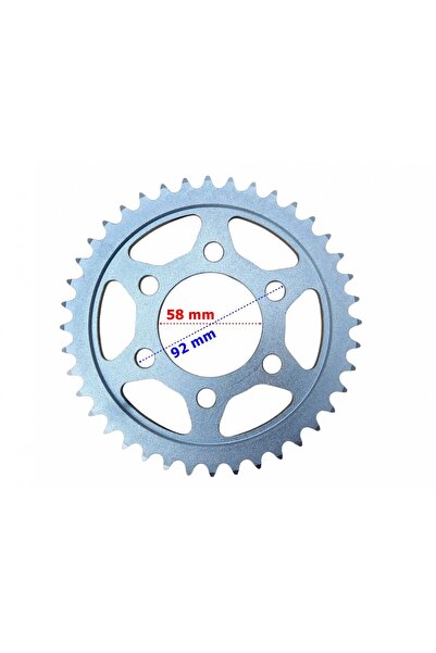 monero Arka Dişli 43T Rks Srk 125 R