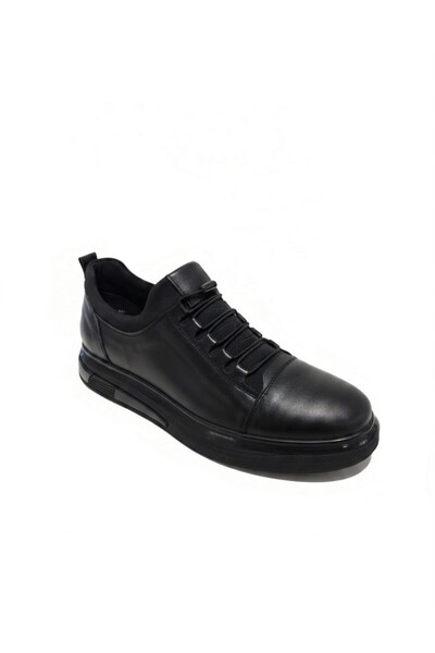 Mr Quinn 1640 Leather Black Men's Sneaker