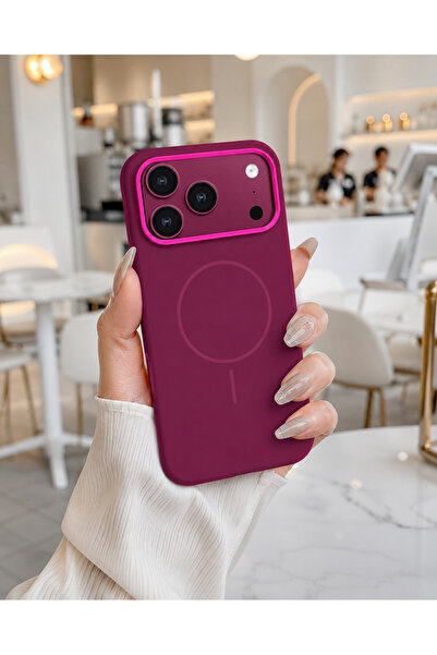 Alan Tech iPhone 17 Pro max / 18 Pro max Kılıf Sıvı Teknolojili Silinebilir S...