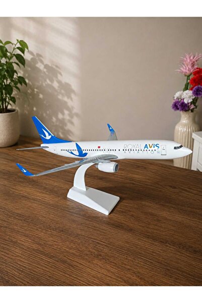 Hureggo Royal Avis Aviation Türkiye Tasarım Boeing 737-800 Koleksiyonluk Mode...