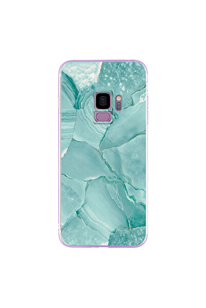 OEM Θήκη Σιλικόνης Μαρμάρινη Νο3, Πράσινη (Samsung Galaxy S9)