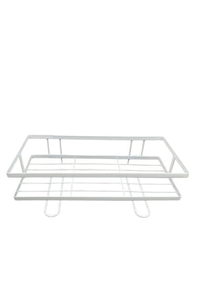 DRAMA HOME Healthy Mesh Shelf White 32X14X15.5cm