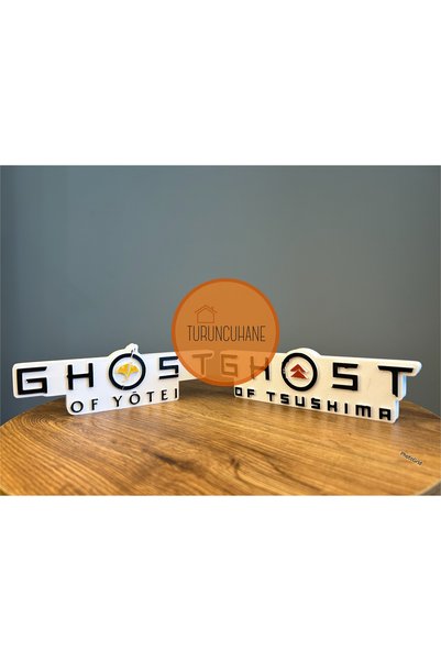 TURUNCUHANE Ghost Of Tsushima Logo & Ghost Of Yotei Logo Set Playstation Xbox...