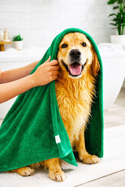 Köpek Havlusu 100x40 cm Mikrofiber | Ultra Emici Hızlı Kuruyan Pet Kurulama Havlusu