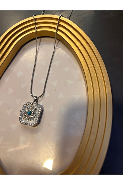 gozdeasutayaccessory Silver Color Cover Pendant