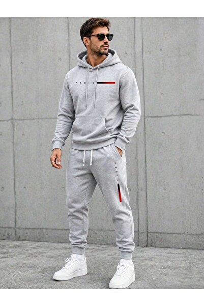PAVRO Tracksuit Set Sweatshirt Tracksuit Oversize Shaped Comfortable Fit Qual...