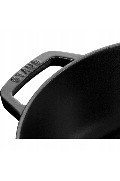 STAUB Oală de tocană din fontă cu capac 28 cm Negru FRANCE Original
