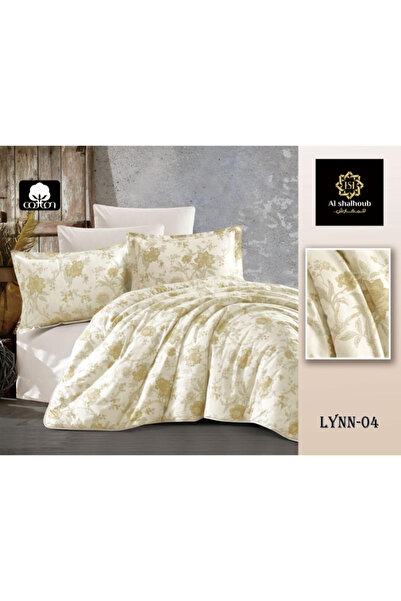 Generic Brand مفرش نفرين لين قطن 6'قطع F-26/083-LYNN مقاس 240*260 - LYNN-04