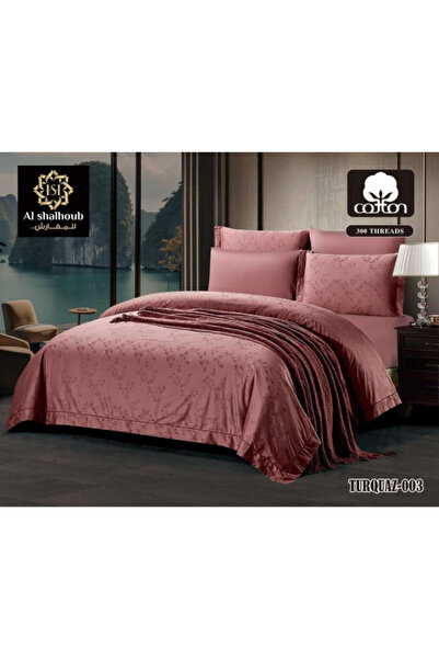 Generic Brand مفرش مزدوجة روز غامق - الشلهوب (7 قطع) - dusty rose