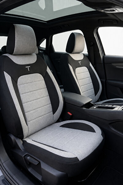 NEW DECO Cıtroen C-Elysée Sedan 2012-2018 Uyumlu Premium Keten Oto Koltuk Kıl...