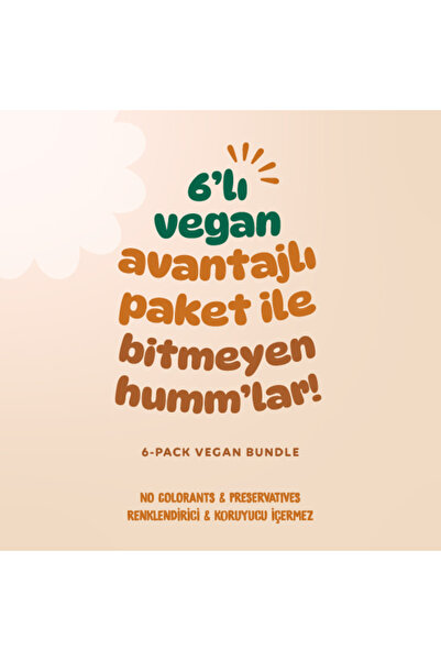 Humm Organic Organik Çubuk Kraker Atıştırmalık Paketi - 6 Adet (2 Çeşit)