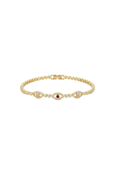 Charmist Steel Color Zircon Eye Bracelet