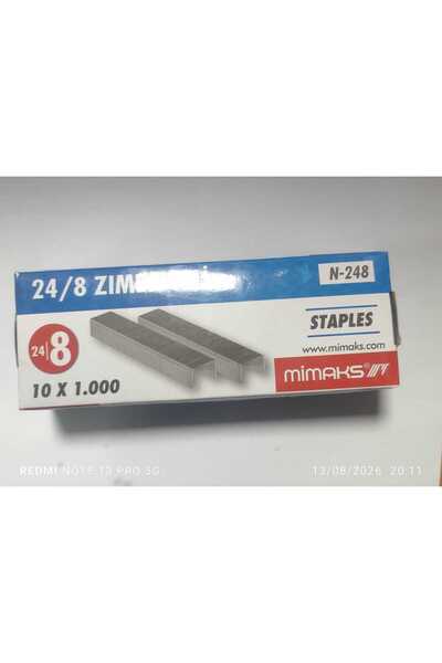 Zımba Teli 24/8 Nikel mimaks 10*1000 ADET