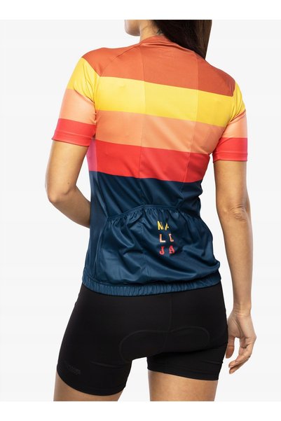 NO BRAND Tricou de ciclism pentru femei Maloja Madrisa - midnight multi XS