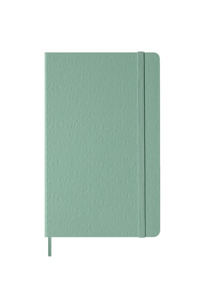 Moleskine Textured Hard Cover Lined Notebook L Size 13X21 cm Sage Green