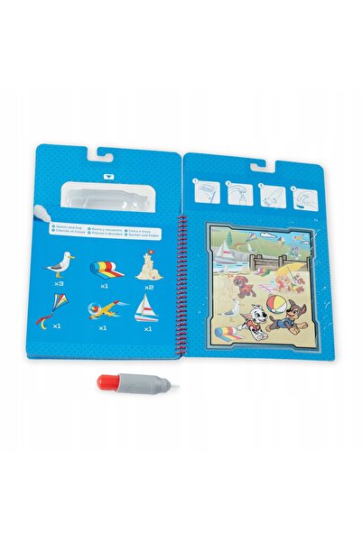 Melissa & Doug Set Paw Patrol pentru copii, carte de colorat cu zgârieturi Wa...