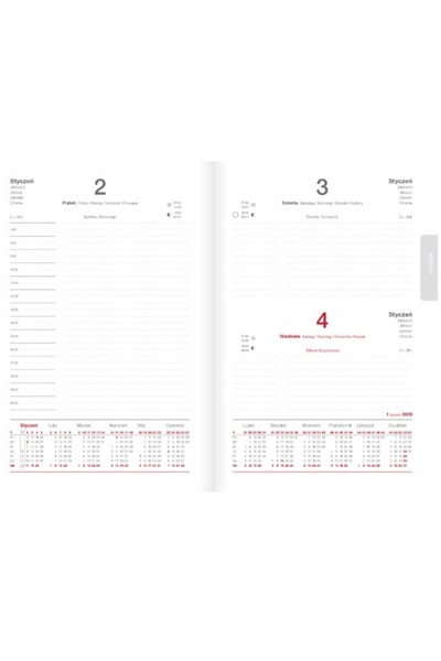 Herlitz Agenda șefului Hertliz 2026, format A4, zilnică, albastru închis