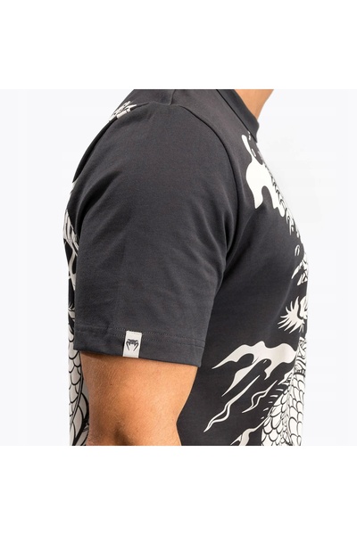 NO BRAND Tricou bărbătesc Venum Dragon'S Flight gri cărbune/alb XXL