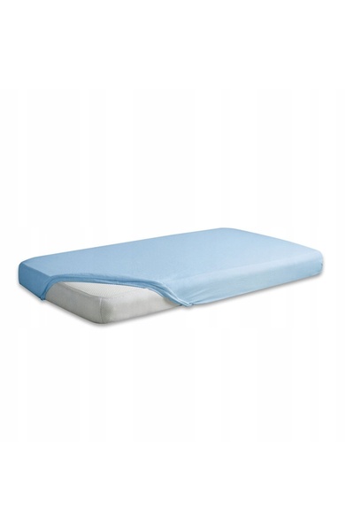 Matex Cearșaf de pat din jerseu cu elastic 150/160x190/200 PREMIUM Albastru