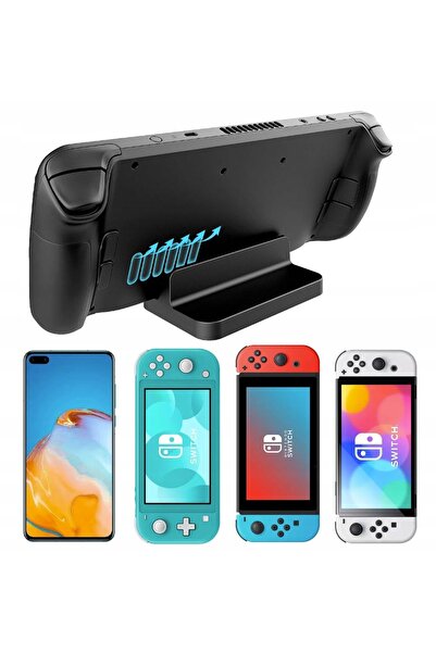 NO BRAND Suport solid cu bază pentru Steam Deck, suport pentru telefon OLED p...