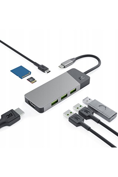 NO BRAND Hub Green Cell Connect USB-C