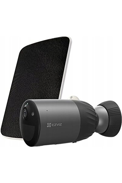 EZVIZ Cameră cilindrică de supraveghere exterioară BC1C 1080P Kit cu panou solar