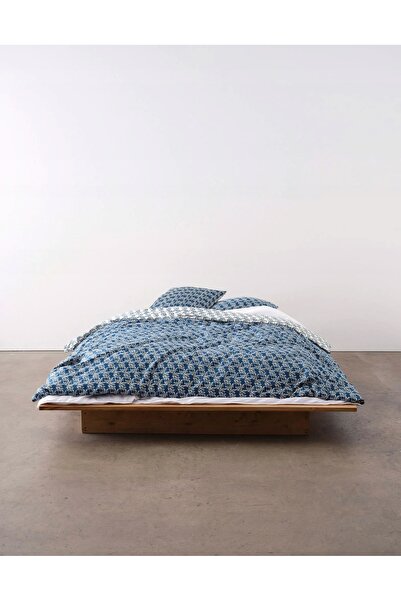 Marc O'Polo Lenjerie de pat Monogram 200x220cm din bumbac satinat, cu două fețe
