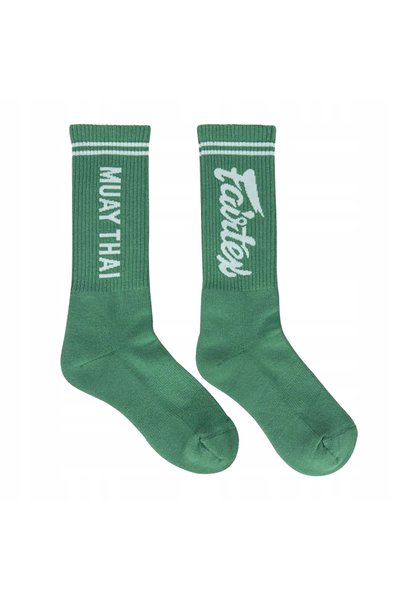 NO BRAND Șosete Fairtex SOCK2 verzi 42/43 EU