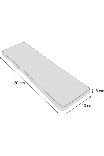 NO BRAND Pernă pentru balansoar de grădină, 120 cm