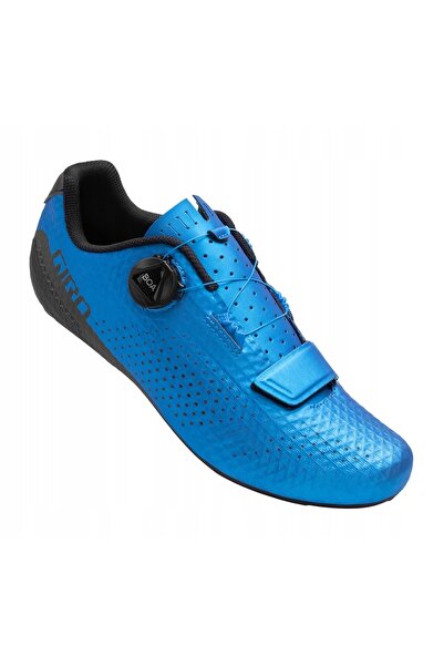 Giro Pantofi de ciclism rutier Cadet Carbon albastru anodizat pentru bărbați,...