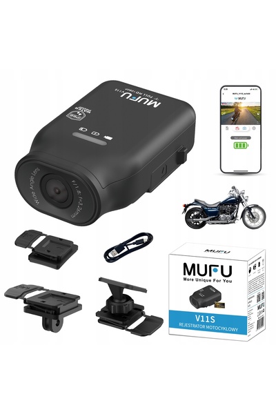 NO BRAND Cameră video auto/moto MUFU V11FullHD (dash cam)