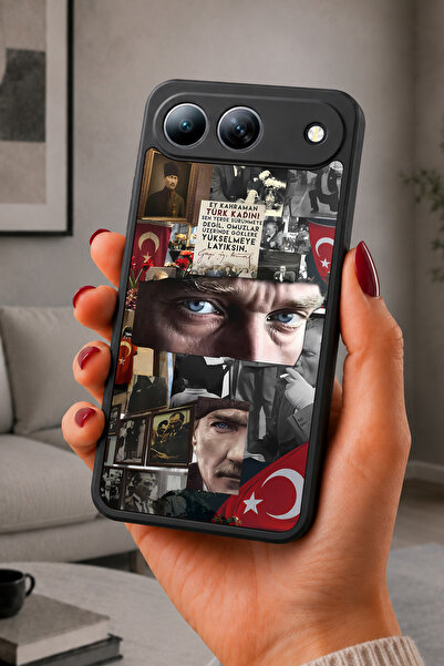 TECNO Spark 40 5G Uyumlu Millî Desenli Kamera Korumalı Darbelere Dayanıklı Kılıf